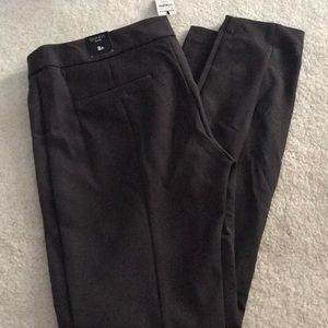 Brown Express skinny work pants